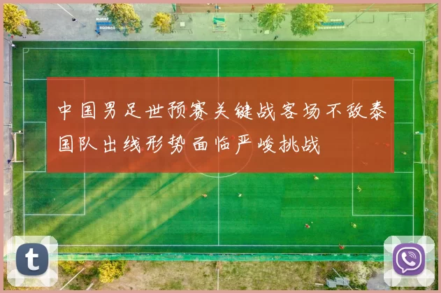 中国男足世预赛关键战客场不敌泰国队出线形势面临严峻挑战
